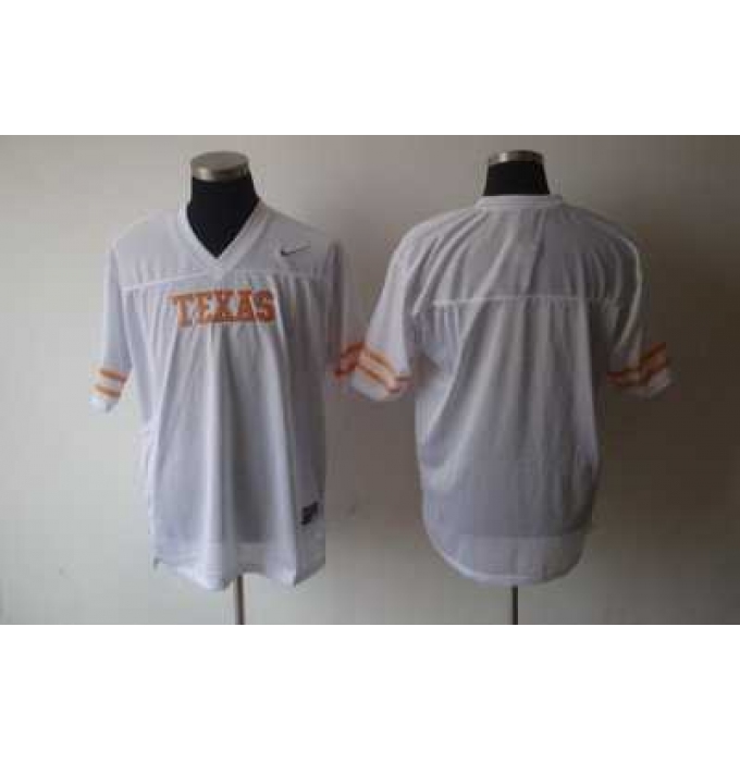 NCAA Texas Longhorns blank White Jersey