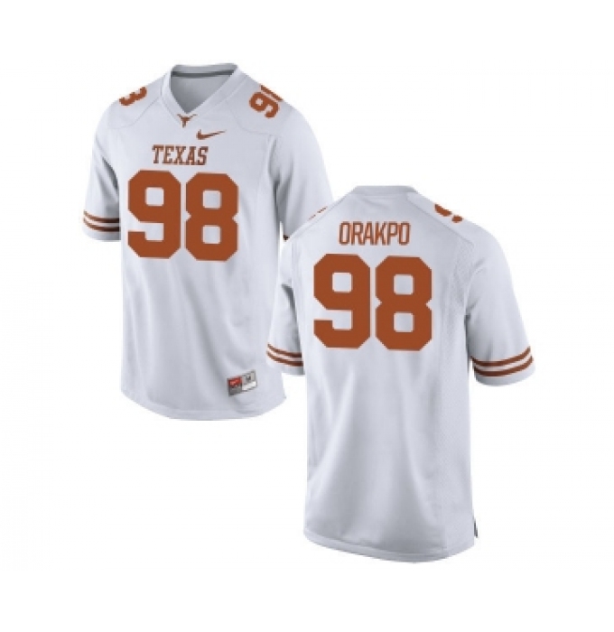 Texas Longhorns 98 Brian Orakpo White Nike College Jersey