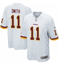 Men's Nike Washington Redskins #11 Alex Smith Game White NFL Jersey