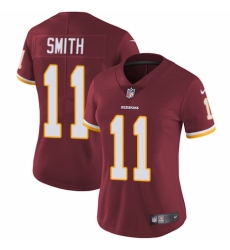 Women's Nike Washington Redskins #11 Alex Smith Burgundy Red Team Color Vapor Untouchable Limited Player NFL Jersey