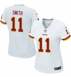 Women's Nike Washington Redskins #11 Alex Smith Game White NFL Jersey