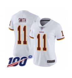 Women's Washington Redskins #11 Alex Smith White Vapor Untouchable Limited Player 100th Season Football Jersey