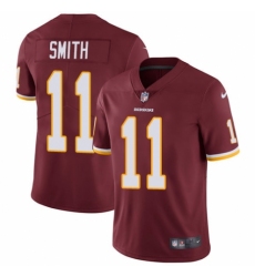 Youth Nike Washington Redskins #11 Alex Smith Burgundy Red Team Color Vapor Untouchable Limited Player NFL Jersey