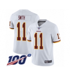 Youth Washington Redskins #11 Alex Smith White Vapor Untouchable Limited Player 100th Season Football Jersey