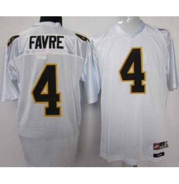 Southern Mississippi Gold Eagles #4 Brett Favre White NCAA Jerseys