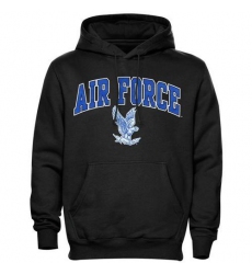 Air Force Falcons Black Midsize Arch Pullover Hoodie
