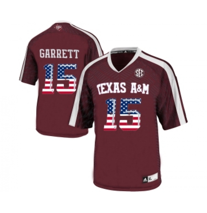 Texas A&M Aggies 15 Myles Garrett Red College Football Jersey