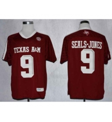 Texas A&M Aggies Ricky Seals Jones 9 College Red Techfit Jerseys
