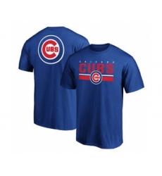Men's Chicago Cubs Royal Team Logo Baseball T-Shirt