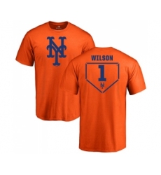 MLB Nike New York Mets #1 Mookie Wilson Orange RBI T-Shirt