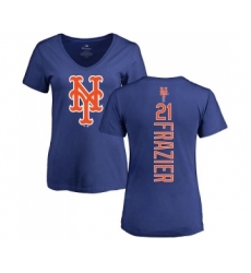 MLB Women's Nike New York Mets #30 Michael Conforto Ash Backer T-Shirt