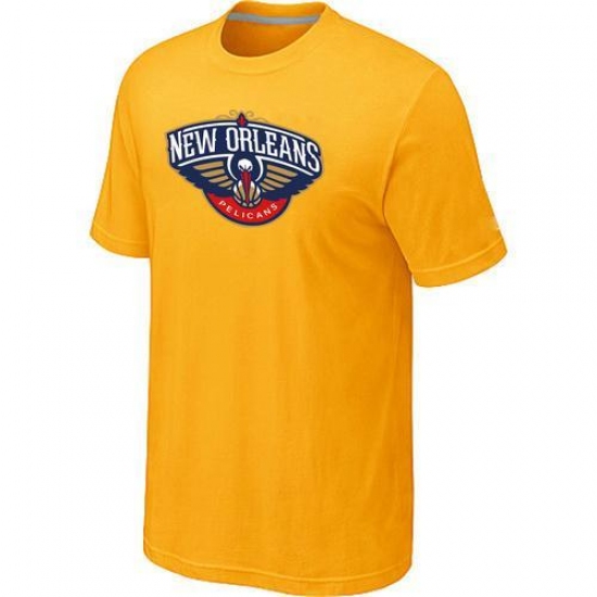 NBA Men's New Orleans Pelicans Big & Tall Primary Logo T-Shirt - Yellow ...