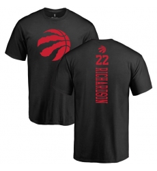 NBA Nike Toronto Raptors #22 Malachi Richardson Black One Color Backer T-Shirt