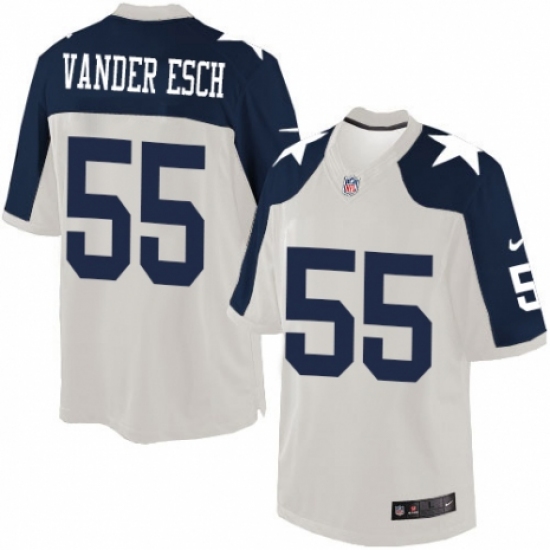 Men's Nike Dallas Cowboys #55 Leighton Vander Esch Limited White ...