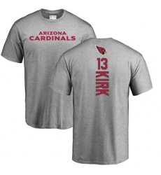 NFL Nike Arizona Cardinals #13 Christian Kirk Ash Backer T-Shirt
