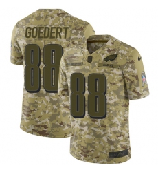 Men's Nike Philadelphia Eagles #88 Dallas Goedert Limited Camo 2018 Salute to Service NFL Jersey