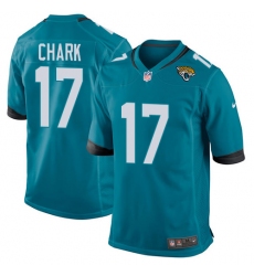Men's Nike Jacksonville Jaguars #17 DJ Chark Game Black Alternate NFL Jersey