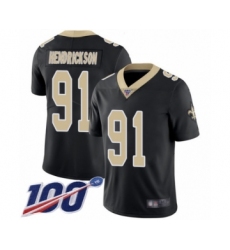 Men's New Orleans Saints #92 Marcus Davenport Limited Gold Inverted Legend 100th Season Football Jersey