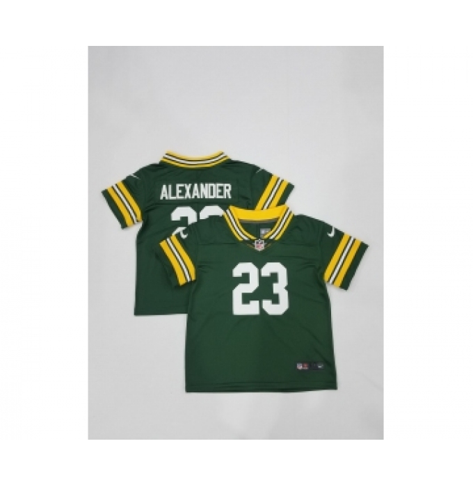 Toddlers Green Bay Packers #23 Jaire Alexander Green 2022 Vapor Untouchable Stitched NFL Nike Throwback Limited Jersey