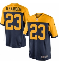 Youth Nike Green Bay Packers #23 Jaire Alexander Navy Blue Alternate Vapor Untouchable Elite Player NFL Jersey