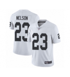 Youth Oakland Raiders #23 Nick Nelson Black Team Color Vapor Untouchable Elite Player Football Jersey