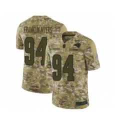 Men's Los Angeles Rams #94 John Franklin-Myers Limited Camo 2018 Salute to Service Football Jersey