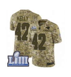 Men's Nike Los Angeles Rams #42 John Kelly Limited Camo 2018 Salute to Service Super Bowl LIII Bound NFL Jersey