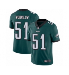 Youth Philadelphia Eagles #51 Paul Worrilow Midnight Green Team Color Vapor Untouchable Limited Player Football Jersey