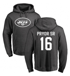 NFL Nike New York Jets #16 Terrelle Pryor Sr. Ash One Color Pullover Hoodie