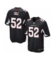 Men's Arizona Cardinals #52 Mason Cole Game Black Alternate Football Jersey