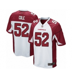 Men's Arizona Cardinals #52 Mason Cole Game White Football Jersey