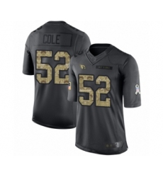Men's Arizona Cardinals #52 Mason Cole Limited Black 2016 Salute to Service Football Jersey