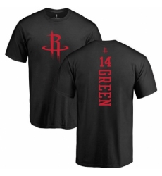 NBA Nike Houston Rockets #14 Gerald Green Black One Color Backer T-Shirt