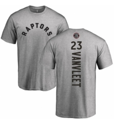 NBA Nike Toronto Raptors #23 Fred VanVleet Ash Backer T-Shirt