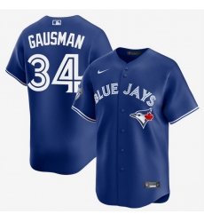 Men's Toronto Blue Jays #34 Kevin Gausman Royal Nike 50th Anniversary Alternate Replica Jersey