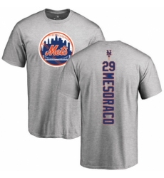MLB Nike New York Mets #29 Devin Mesoraco Ash Backer T-Shirt