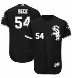 Men's Majestic Chicago White Sox #54 Chris Beck Black Alternate Flex Base Authentic Collection MLB Jersey