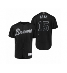 Men's Braves Sean Newcomb Newk Black 2019 Players Weekend Authentic Jersey