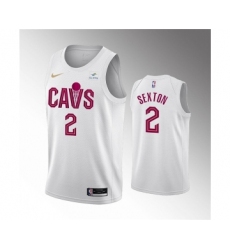 Men's Cleveland Cavaliers #2 Collin Sexton Association Edition Stitched Basketball Jersey
