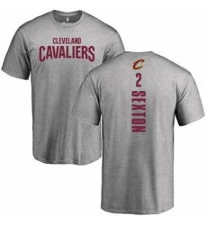 NBA Nike Cleveland Cavaliers #2 Collin Sexton Ash Backer T-Shirt