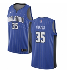 Men's Nike Orlando Magic #35 Melvin Frazier Swingman Royal Blue NBA Jersey - Icon Edition