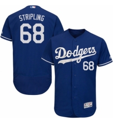 Men's Majestic Los Angeles Dodgers #68 Ross Stripling Royal Blue Flexbase Authentic Collection MLB Jersey