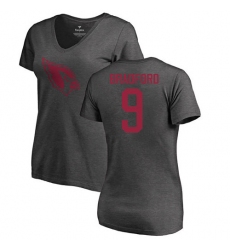 NFL Women's Nike Arizona Cardinals #9 Sam Bradford Ash One Color T-Shirt