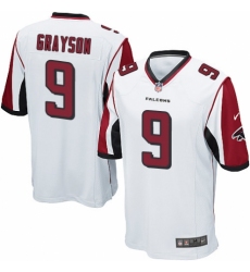 Men's Nike Atlanta Falcons #9 Garrett Grayson Game White NFL Jersey