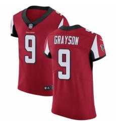 Men's Nike Atlanta Falcons #9 Garrett Grayson Red Team Color Vapor Untouchable Elite Player NFL Jersey