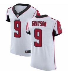 Men's Nike Atlanta Falcons #9 Garrett Grayson White Vapor Untouchable Elite Player NFL Jersey