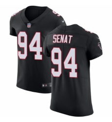Men's Nike Atlanta Falcons #94 Deadrin Senat Black Alternate Vapor Untouchable Elite Player NFL Jersey