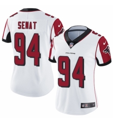 Women's Nike Atlanta Falcons #94 Deadrin Senat White Vapor Untouchable Elite Player NFL Jersey