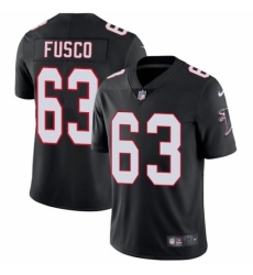 Youth Nike Atlanta Falcons #63 Brandon Fusco Black Alternate Vapor Untouchable Limited Player NFL Jersey