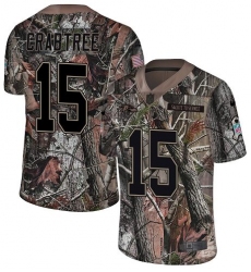 Youth Nike Baltimore Ravens #15 Michael Crabtree Limited Camo Salute to Service NFL Jersey